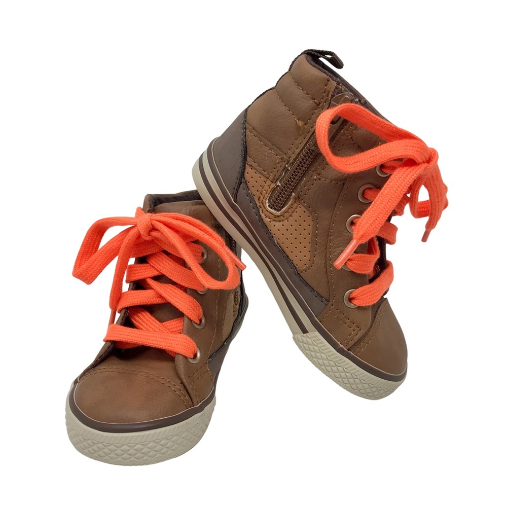 GAP Toddler Brown HiTops Sz 6 Infant